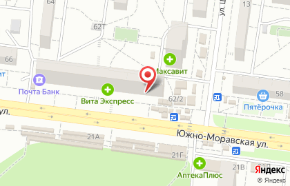 Салон-парикмахерская Ярославна на Южно-Моравской улице на карте