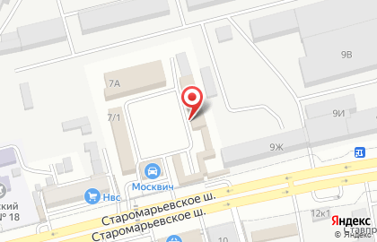 Автомагазин в Ставрополе на карте
