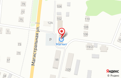 Супермаркет Магнит в Белгороде на карте
