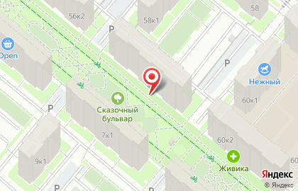 Мини-маркет Фасоль на улице Федюнинского на карте