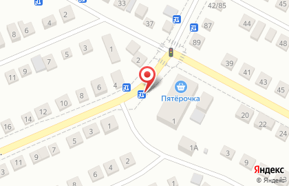 Киоск по продаже хлебобулочных изделий в Краснофлотском переулке на карте