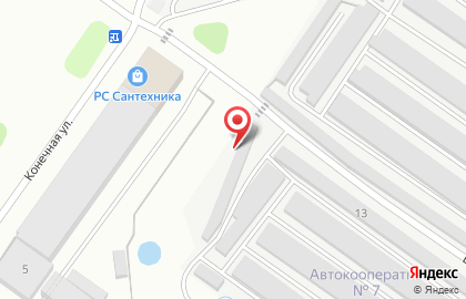 Автокооператив Московского района в Твери на карте