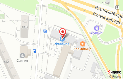 Теплозор на Рязанском проспекте на карте