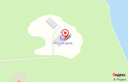Шатер Лесная дача на карте