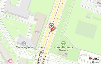 Мегалит на Политехнической улице на карте