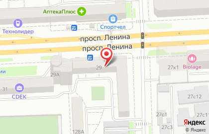 Федеральное агентство недвижимости Жилфонд на проспекте Ленина на карте
