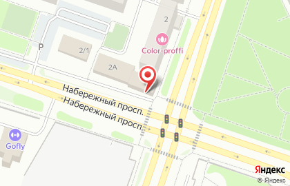 Магазин пряжи и швейной фурнитуры Магия пряжи на Набережном проспекте на карте