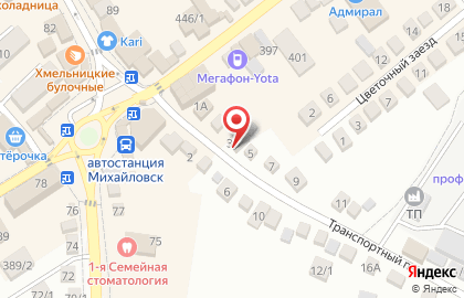 Ритуальный салон в Транспортном переулке на карте
