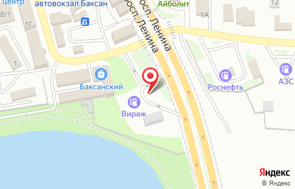 СТО Вираж на проспекте Ленина на карте