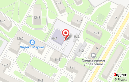 Немецкая школа №1212 с дошкольным отделением на улице Маршала Конева на карте
