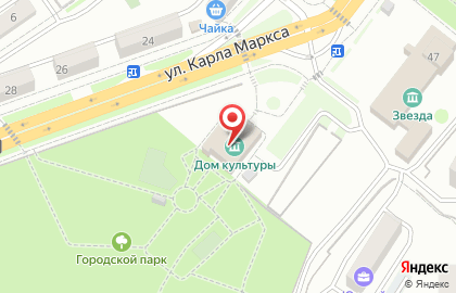 Городской дом культуры на улице Карла Маркса на карте