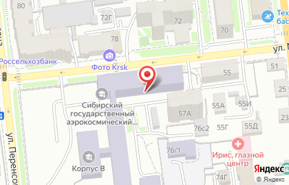ИнфоКомТ при СибГТУ на улице Марковского на карте