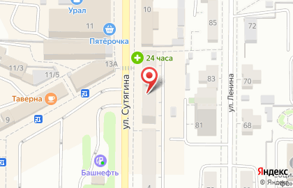 Сеть магазинов медтехники медтехники на улице Сутягина в Копейске на карте