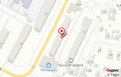Супермаркет Пятёрочка в Красноярске на карте