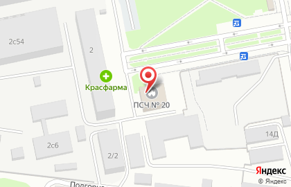 30 отряд ГО и ЧС по Красноярскому краю в Свердловском районе на карте