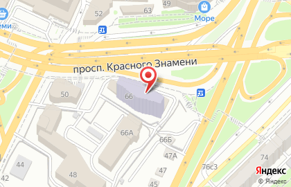 Проектно-изыскательский НИИ Дальводпроект на проспекте Красного Знамени на карте
