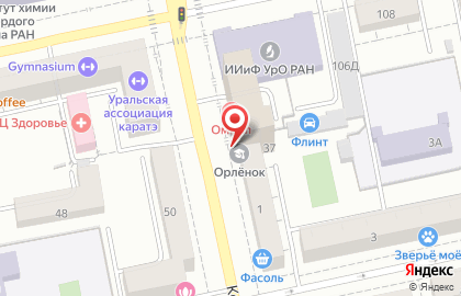 Центр изучения единоборств и оздоровительных практик Восточный стиль в Екатеринбурге на карте
