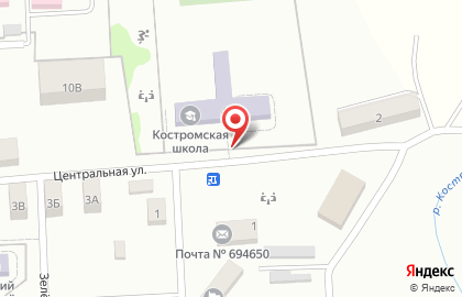 Средняя общеобразовательная школа с. Костромское на карте
