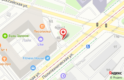Петербургская Строительная Компания на Политехнической улице на карте