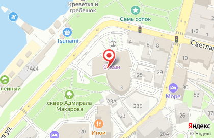 Банкомат Банк Москвы, Владивостокский филиал во Фрунзенском районе на карте