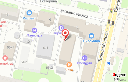 Банкомат Банк ВТБ 24 на Троицком проспекте, 65 на карте