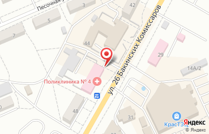 Аптека, ООО ЕнисейМед проф на улице 26 Бакинских Комиссаров на карте