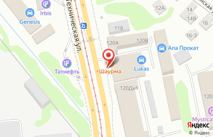 Магазин фастфудной продукции на Технической улице на карте