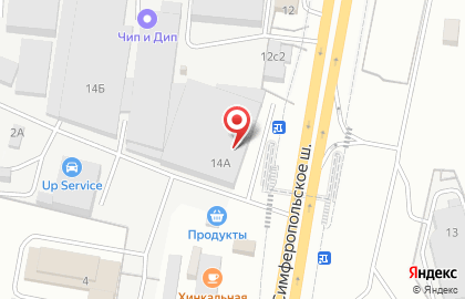 Спецсервис на Симферопольском шоссе на карте