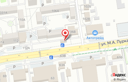 Продукты на Пуркаева на карте