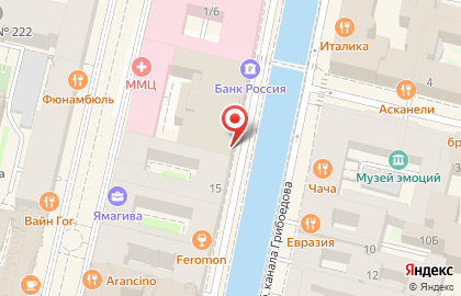 Росбанк в Санкт-Петербурге на карте