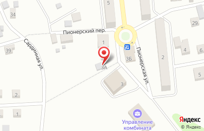 Продуктовый магазин в Калининграде на карте
