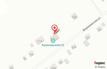 Участковая избирательная комиссия №1010 на Воронежской улице на карте