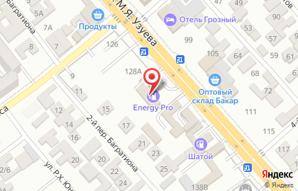 Иман в Грозном на карте