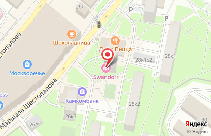 Салон красоты Swandorr на карте