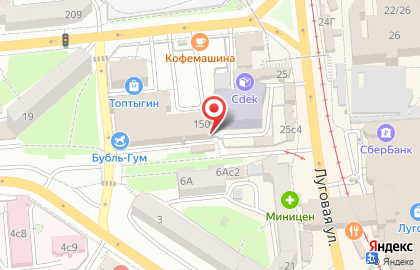 Студия современного танца Forma на Светланской улице на карте