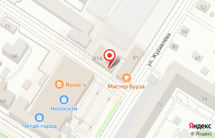Фитнес-центр EXtreme Gym на улице Журавлёва на карте