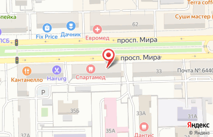 Офис продаж Пегас Туристик в Советском округе на карте