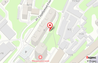 Серебряные Ключи в Заельцовском районе на карте