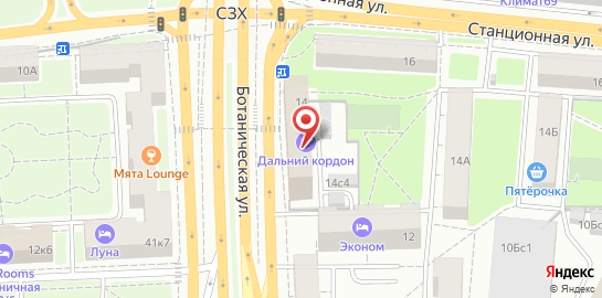 Агентство Инвестиций в Недвижимость Москвы на Ботанической улице на карте