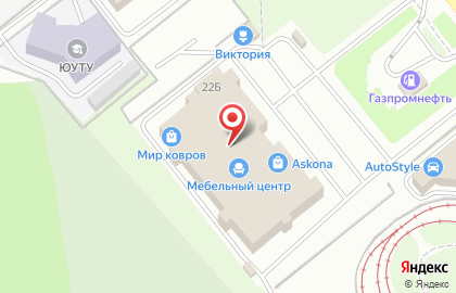 Фабрика мебели Логос-Юг в Курчатовском районе на карте