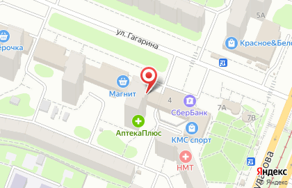 БИНБАНК кредитные карты на улице Гагарина на карте