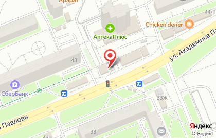 Офис продаж и обслуживания Билайн на улице Академика Павлова на карте