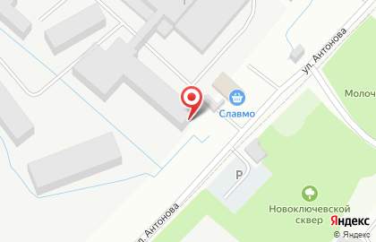 Торговый дом Славмо на улице Антонова, 1 на карте
