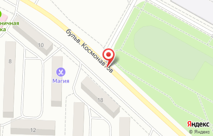 ДОСААФ России на бульваре Космонавтов на карте
