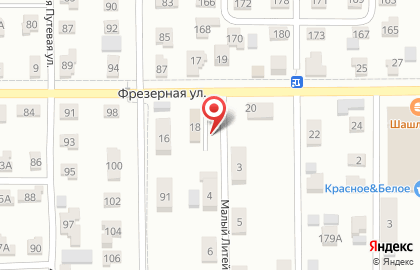 Торговая компания на Фрезерной улице на карте