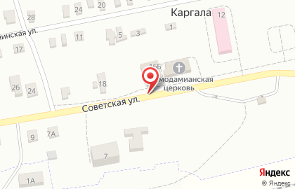 Литера на Советской улице на карте