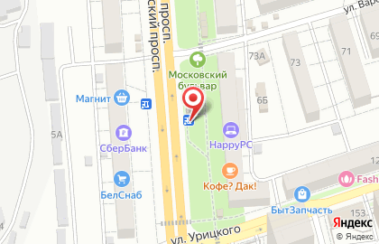 Киоск по продаже цветов в Коминтерновском районе на карте