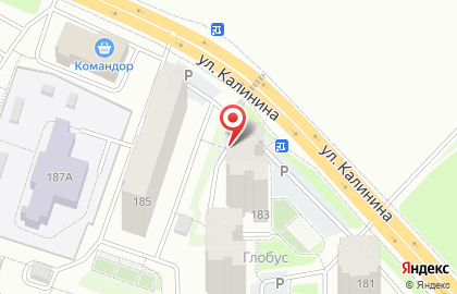 Алкомаркет Серебряный шар в Октябрьском районе на карте