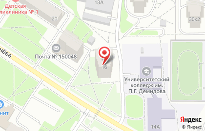 Фурор на улице Слепнёва на карте