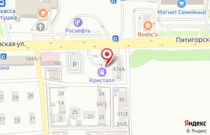 Автомат по продаже омывающей жидкости на Пятигорской улице на карте